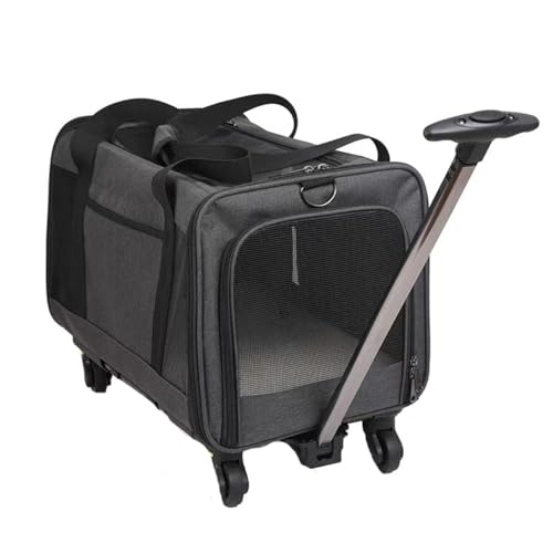 Haustier-Buggy, Reise-Haustier-Buggy, faltbarer kleiner und mittelgroßer Hunde-/Katzenwagen mit Aufbewahrungskorb, Sicherheitsgurt und Getränkehalter, 4 Räder, Welpen-Kinderwagen C, 40 x 48 x 32 cm(B) Haustier-Buggy, Reise-Haustier-Buggy, faltbarer kleiner und mittelgroßer Hunde-/Katzenwagen mit Aufbewahrungskorb, Sicherheitsgurt und Getränkehalter, 4 Räder, Welpen-Kinderwagen C, 40 x 48 x 32 cm(B) von MMBUY
