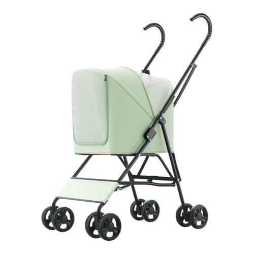 Haustier-Buggy, Reise-Haustier-Buggy, faltbarer kleiner und mittelgroßer Hunde-/Katzenwagen mit Aufbewahrungskorb, Sicherheitsgurt und Getränkehalter, 4 Räder, Welpen-Kinderwagen C, 93 x 76 x 42 cm(B) Haustier-Buggy, Reise-Haustier-Buggy, faltbarer kleiner und mittelgroßer Hunde-/Katzenwagen mit Aufbewahrungskorb, Sicherheitsgurt und Getränkehalter, 4 Räder, Welpen-Kinderwagen C, 93 x 76 x 42 cm(B) von MMBUY