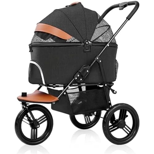 Kinderwagen for Haustiere, Haustiertasche, Tragetaschen und Taschen, Haustierbedarf, Hundekinderwagen for mittelgroße/kleine Hunde, Aufbewahrungskorb for Haustiertrolley und Ein-Knopf-Klapprahmen for Kinderwagen for Haustiere, Haustiertasche, Tragetaschen und Taschen, Haustierbedarf, Hundekinderwagen for mittelgroße/kleine Hunde, Aufbewahrungskorb for Haustiertrolley und Ein-Knopf-Klapprahmen for von MMBUY