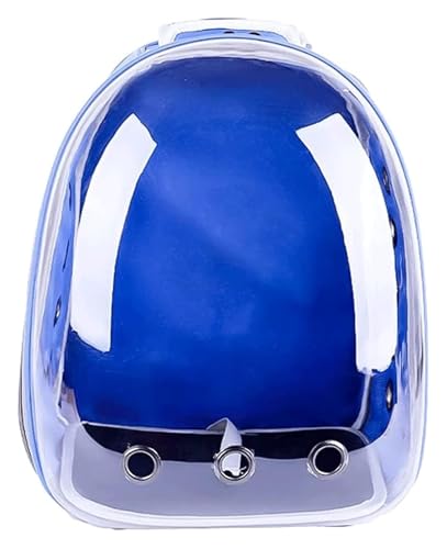 Vogelbauer, Vogelkäfig Leichte Reisetasche for kleine und mittelgroße Vögel, multifunktional, transparent, tragbar(Dark Blue-) von MMDXDLX