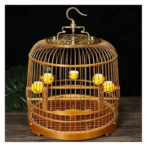 Vogelbauer, Vogelkäfig Rollständer Tragbarer Reisevogelflugkäfig Mit Haken Vogelkäfig for Kleine Und Mittlere Vögel Tragbar(B-Set) von MMDXDLX