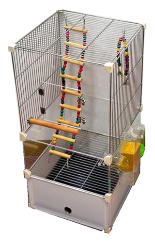 Vogelbauer, Vogelkäfig Stehen Leichte Und Tragbare Vogelkäfig Multifunktionale Exquisite Vogel Flug Käfige Tragbare von MMDXDLX