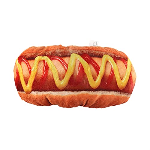 MNEVZX Haustierspielzeug Kauspielzeug für Hunde Spielzeug für Hunde, Simulation Hotdog-förmiges Haustier-Hundespielzeug, lustiges Geräusch, Quietschspielzeug 2 MNEVZX Haustierspielzeug Kauspielzeug für Hunde Spielzeug für Hunde, Simulation Hotdog-förmiges Haustier-Hundespielzeug, lustiges Geräusch, Quietschspielzeug 2 von MNEVZX