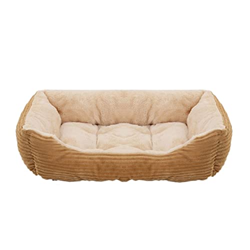 MNEVZX Hundebett Bett für Hund, Katze, Zwinger, mittelgroß, klein, Hundesofa, Kissen, Hundebett, Haus, Heimtierbedarf Haustierbett(Cat Dog Bed 08,XS(43X34X12CM)) von MNEVZX