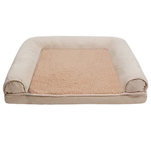 MNEVZX Hundebett Zwinger Katzennest Winterwarmes Schwammkissen Schlafsofa Vier Jahreszeiten Universal-Hundebett Haustierbett(GWF002,L 75x50x12cm) von MNEVZX