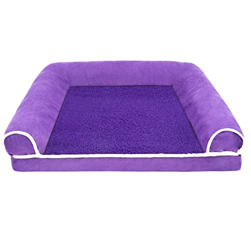 MNEVZX Hundebett Zwinger Katzennest Winterwarmes Schwammkissen Schlafsofa Vier Jahreszeiten Universal-Hundebett Haustierbett(GWF007,L 75x50x12cm) von MNEVZX