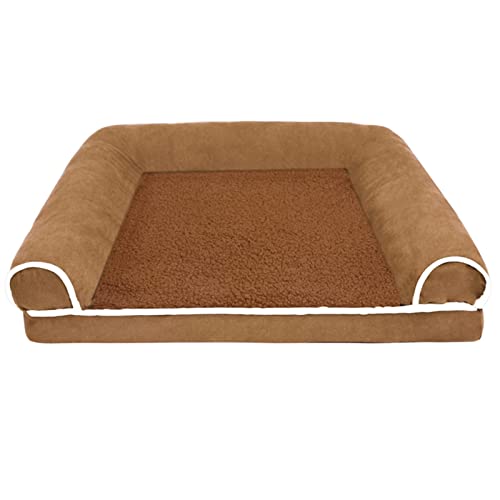 MNEVZX Hundebett Zwinger Katzennest Winterwarmes Schwammkissen Schlafsofa Vier Jahreszeiten Universal-Hundebett Haustierbett(GWF008,L 75x50x12cm) von MNEVZX