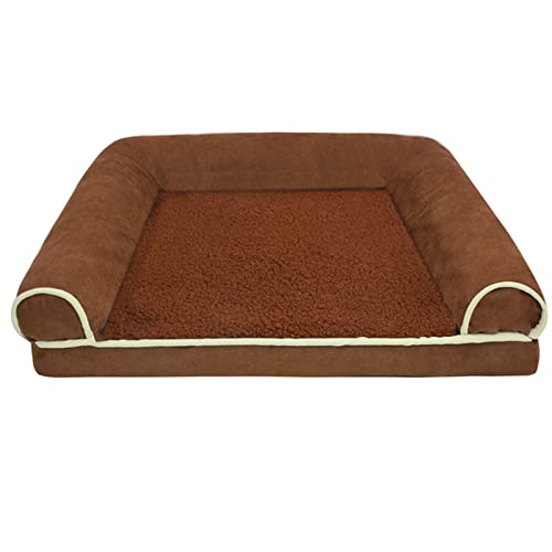 MNEVZX Hundebett Zwinger Katzennest Winterwarmes Schwammkissen Schlafsofa Vier Jahreszeiten Universal-Hundebett Haustierbett(GWF010,L 75x50x12cm) von MNEVZX