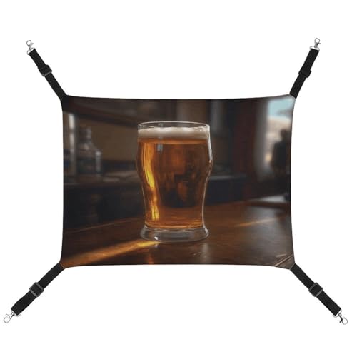MNVTSKOP A Cup of Beer Haustier-Hängematte, atmungsaktive Katzenhängematte mit verstellbaren Gurten und Metallhaken, Plüsch, kleines Tier, weiches Versteckbett für drinnen und draußen MNVTSKOP A Cup of Beer Haustier-Hängematte, atmungsaktive Katzenhängematte mit verstellbaren Gurten und Metallhaken, Plüsch, kleines Tier, weiches Versteckbett für drinnen und draußen von MNVTSKOP
