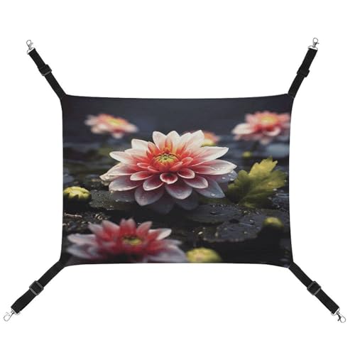 MNVTSKOP Flower Pet Hammock Breathable Cat Hanging Hammock with Adjustable Straps and Metal Hooks Plush Small Animal Soft Hideout Bed for Indoor and Outdoor MNVTSKOP Flower Pet Hammock Breathable Cat Hanging Hammock with Adjustable Straps and Metal Hooks Plush Small Animal Soft Hideout Bed for Indoor and Outdoor von MNVTSKOP