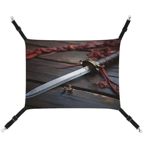 MNVTSKOP Knife on The Floor Haustier-Hängematte, atmungsaktive Katzenhängematte mit verstellbaren Gurten und Metallhaken, Plüsch, kleines Tier, weiches Versteckbett für drinnen und draußen MNVTSKOP Knife on The Floor Haustier-Hängematte, atmungsaktive Katzenhängematte mit verstellbaren Gurten und Metallhaken, Plüsch, kleines Tier, weiches Versteckbett für drinnen und draußen von MNVTSKOP