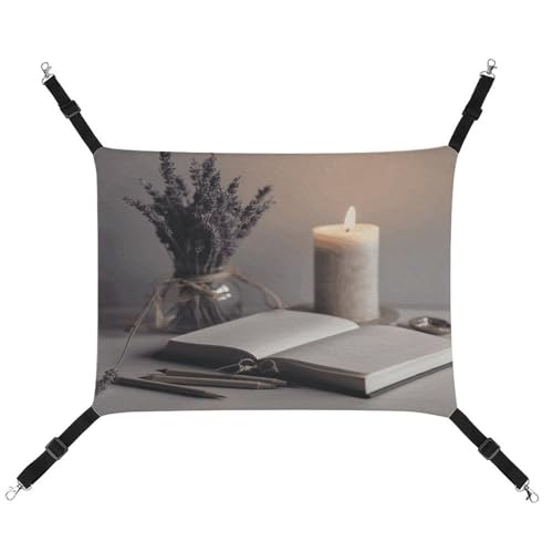 MNVTSKOP Light A Candle Haustier-Hängematte, atmungsaktive Katzenhängematte mit verstellbaren Gurten und Metallhaken, Plüsch, kleines Tier, weiches Versteckbett für drinnen und draußen MNVTSKOP Light A Candle Haustier-Hängematte, atmungsaktive Katzenhängematte mit verstellbaren Gurten und Metallhaken, Plüsch, kleines Tier, weiches Versteckbett für drinnen und draußen von MNVTSKOP