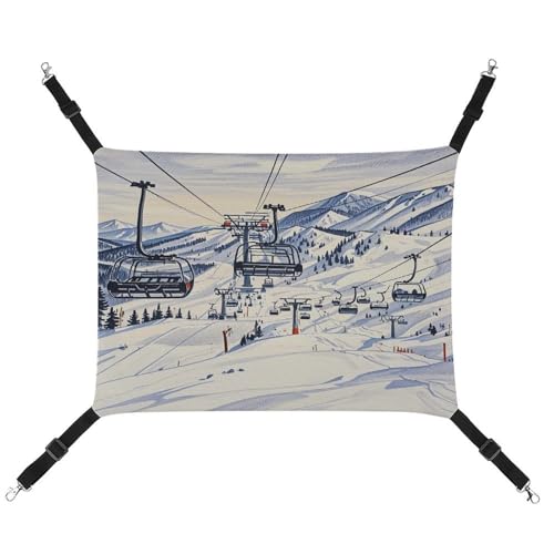 MNVTSKOP Mount Horsney Skilift-Haustierhängematte atmungsaktive Katzenhängematte mit verstellbaren Gurten und Metallhaken, Plüsch, kleines Tier, weiches Versteckbett für drinnen und draußen MNVTSKOP Mount Horsney Skilift-Haustierhängematte atmungsaktive Katzenhängematte mit verstellbaren Gurten und Metallhaken, Plüsch, kleines Tier, weiches Versteckbett für drinnen und draußen von MNVTSKOP