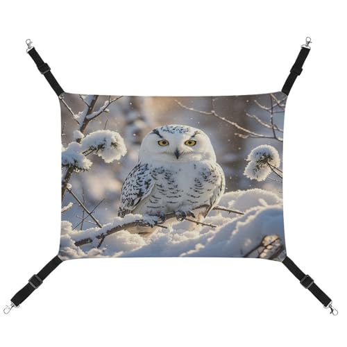 MNVTSKOP Winter weiße Eule Haustier Hängematte Atmungsaktive Katze Hängende Hängematte mit verstellbaren Riemen und Metallhaken Plüsch Kleintier Weiches Versteck Bett für drinnen und draußen MNVTSKOP Winter weiße Eule Haustier Hängematte Atmungsaktive Katze Hängende Hängematte mit verstellbaren Riemen und Metallhaken Plüsch Kleintier Weiches Versteck Bett für drinnen und draußen von MNVTSKOP