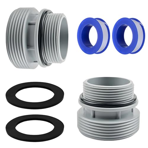 MOAZIFI Pool Anschluss 38mm, Pool Schlauch Adapter Konversionskit 40mm auf 1,5 Zoll, Intex Adapter Kompatibel mit Intex, Coleman, Hayward Filterpumpen, 6-teilig Schlauchverbinder Set 4560 MOAZIFI Pool Anschluss 38mm, Pool Schlauch Adapter Konversionskit 40mm auf 1,5 Zoll, Intex Adapter Kompatibel mit Intex, Coleman, Hayward Filterpumpen, 6-teilig Schlauchverbinder Set 4560 von MOAZIFI