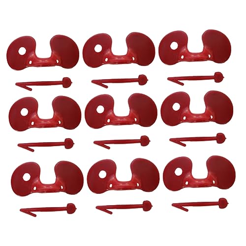 MOBUTOFU Chicken Peepers 100 Stück Hühneraugen Rote Scheuklappen Für Geflügel Bauernhofbedarf Zufällige Farbe MOBUTOFU Chicken Peepers 100 Stück Hühneraugen Rote Scheuklappen Für Geflügel Bauernhofbedarf Zufällige Farbe von MOBUTOFU