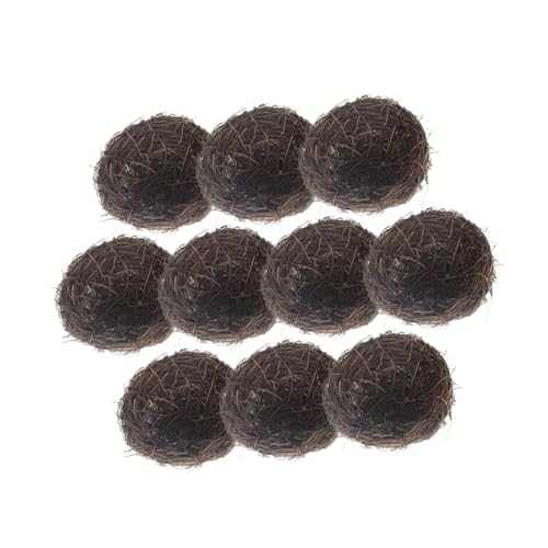 MOBUTOFU 10st Simuliertes Vogelnest Vogelnest-Modell Vogelnest Fotorequisite Nestornamente Dekorative Vogelhäuser Künstliche Nestdekoration Künstliches Vogelnest Nestverzierung Rattan MOBUTOFU 10st Simuliertes Vogelnest Vogelnest-Modell Vogelnest Fotorequisite Nestornamente Dekorative Vogelhäuser Künstliche Nestdekoration Künstliches Vogelnest Nestverzierung Rattan von MOBUTOFU