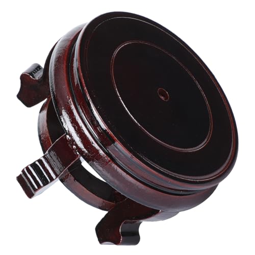 MOBUTOFU 1pc Holz Display Basis Blumentopf Ständer Ornament Halter Wein Glas Holz Basis MOBUTOFU 1pc Holz Display Basis Blumentopf Ständer Ornament Halter Wein Glas Holz Basis von MOBUTOFU