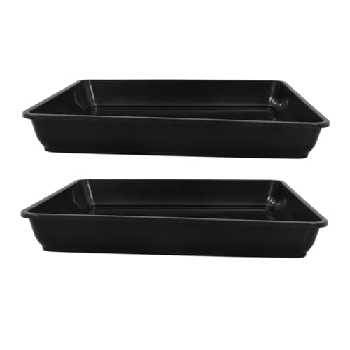 MOBUTOFU 2 Stücke Quadratische Blumentopfuntersetzer Hochwertige Kunststoff Untersetzer für Pflanzen für Drinnen und Draußen mit Effizienter Wasserauffangfunktion und Stabiler Basis MOBUTOFU 2 Stücke Quadratische Blumentopfuntersetzer Hochwertige Kunststoff Untersetzer für Pflanzen für Drinnen und Draußen mit Effizienter Wasserauffangfunktion und Stabiler Basis von MOBUTOFU