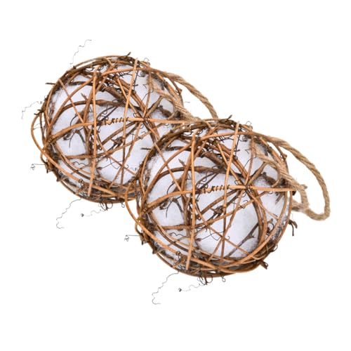 MOBUTOFU 2st Nistmaterial Für Vögel Papageien-rattanball-kauspielzeug Papageienzubehör Papageienspielzeug Zum Aufhängen Vogelspielzeug Zum Kauen Papagei Kauspielzeug Dark Brown Baumwolle MOBUTOFU 2st Nistmaterial Für Vögel Papageien-rattanball-kauspielzeug Papageienzubehör Papageienspielzeug Zum Aufhängen Vogelspielzeug Zum Kauen Papagei Kauspielzeug Dark Brown Baumwolle von MOBUTOFU