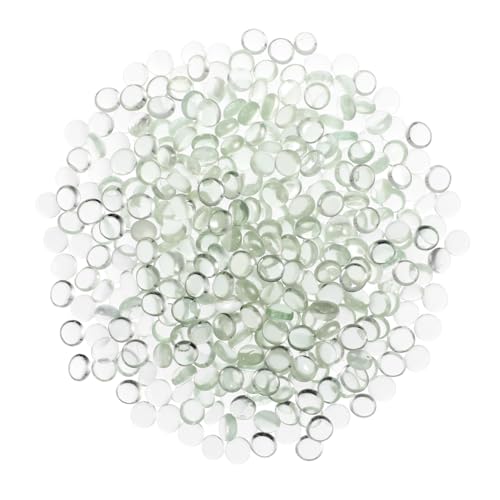 MOBUTOFU Elegante Glasperlen 400 Stück Flache Murmeln Vasenfüllsteine Stabil Und Leicht Für Aquariendekorationen MOBUTOFU Elegante Glasperlen 400 Stück Flache Murmeln Vasenfüllsteine Stabil Und Leicht Für Aquariendekorationen von MOBUTOFU