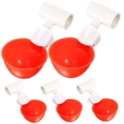MOBUTOFU 5 Sätze Automatischer Hühnertränke Geflügel Wassertränke mit Einfachem Design Tragbar und für Küken Enten Gänse Wachteln und MOBUTOFU 5 Sätze Automatischer Hühnertränke Geflügel Wassertränke mit Einfachem Design Tragbar und für Küken Enten Gänse Wachteln und von MOBUTOFU