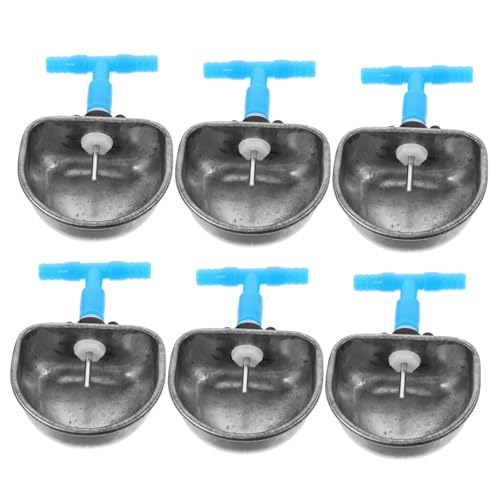 MOBUTOFU 6 Stück Automatischer Wasserbrunnen Für Kaninchen Automatischer Wasserspender Praktischer Kaninchen Futterspender Hasen Wasserbrunnen Kaninchenschüssel Kaninchen Tränkeschüssel von MOBUTOFU