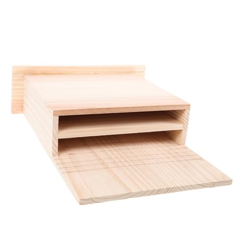 MOBUTOFU Box Holz Fledermausnest Gartendeko Fledermausunterstand Für Den Innenhof Fledermausunterstand Für Den Garten Hinterhofdeko Fledermaushaus Für Den Garten Innenhofdeko von MOBUTOFU