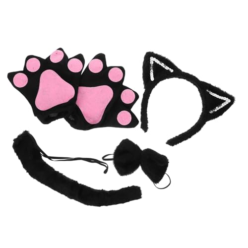 MOBUTOFU Einzigartiges Katzenohr-Stirnband Mit Fliege Und Für Damen-halloweenkostüme Ideal Für Cosplay Und Fotografie-Requisiten MOBUTOFU Einzigartiges Katzenohr-Stirnband Mit Fliege Und Für Damen-halloweenkostüme Ideal Für Cosplay Und Fotografie-Requisiten von MOBUTOFU