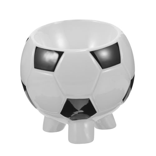 MOBUTOFU Fußball Futternapf Für Katzen, Wassernapf Für Katzen, Keramik Welpennapf, Keramik Welpenfutternapf, Tierfütterung, Keramiknapf, Tierfutterhalter, Wiederverwendbarer Napf, von MOBUTOFU
