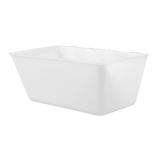 MOBUTOFU Futterstation Für Vögel Mit Haken Große Futterschale Für Hühner Enten Tauben Praktischer Wasserspender Für Käfige Langlebig Leicht Zu Reinigen von MOBUTOFU