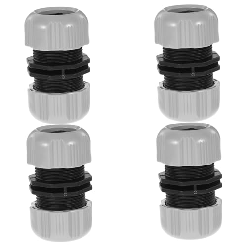 MOBUTOFU Gartenschlauch Schnellverbinder 4 Stück 1/2 Zoll Wasserschlauch Reparatur Adapter von MOBUTOFU