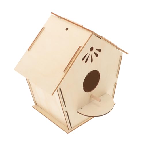 MOBUTOFU Holz Vogelhaus Bausatz Für Junge Mädchen Kreatives Malset Für Garten Halbkreisförmige Holzspielzeug Zum Bauen Und Bemalen Bastelspielzeug Für Junge Mädchen von MOBUTOFU
