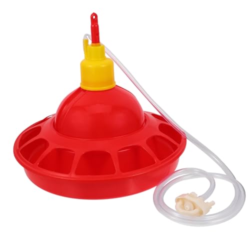 MOBUTOFU Wasserspender, Vogelfütterungsbecher, Hühnerfutterspender, Kükentränke Set, Automatischer Kükenfutterspender, Kükentränke Set, Geflügelwasserhalter, Geflügelfutterspender, von MOBUTOFU