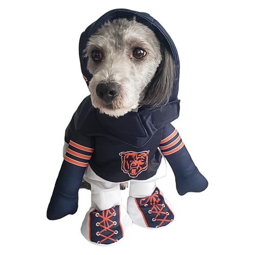 MODERN HERO NFL Chicago-Bären-Kostüm, offiziell lizenziertes Laufhund-Kostüm, bestehend aus 2-teiligem Set, Body und Mütze, Größe XXL MODERN HERO NFL Chicago-Bären-Kostüm, offiziell lizenziertes Laufhund-Kostüm, bestehend aus 2-teiligem Set, Body und Mütze, Größe XXL von MODERN HERO
