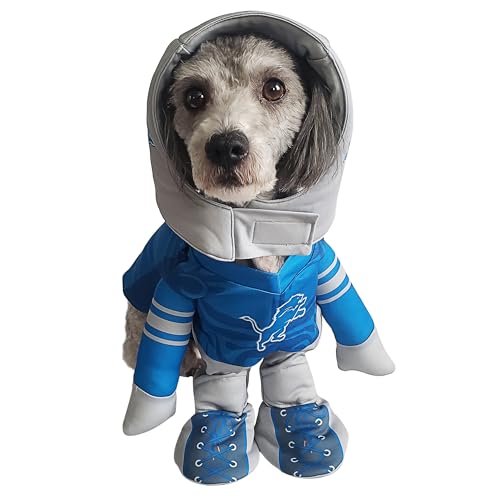 MODERN HERO NFL Detroit Lions, offizielles Lizenzprodukt, Laufhundekostüm, bestehend aus 2-teiligem Set, Body und Mütze, Größe XXL MODERN HERO NFL Detroit Lions, offizielles Lizenzprodukt, Laufhundekostüm, bestehend aus 2-teiligem Set, Body und Mütze, Größe XXL von MODERN HERO