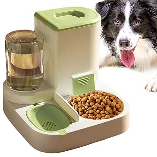 2 in 1 Pet Feeder und Waterer - 2 in 1 Automatischer Hundefutterspender Wassernapf | Pet Feeder mit automatischer Waterer Flasche, Katze Hund Feeder für kleine oder mittelgroße Hunde Katzen Modgal 2 in 1 Pet Feeder und Waterer - 2 in 1 Automatischer Hundefutterspender Wassernapf | Pet Feeder mit automatischer Waterer Flasche, Katze Hund Feeder für kleine oder mittelgroße Hunde Katzen Modgal von MODGAL