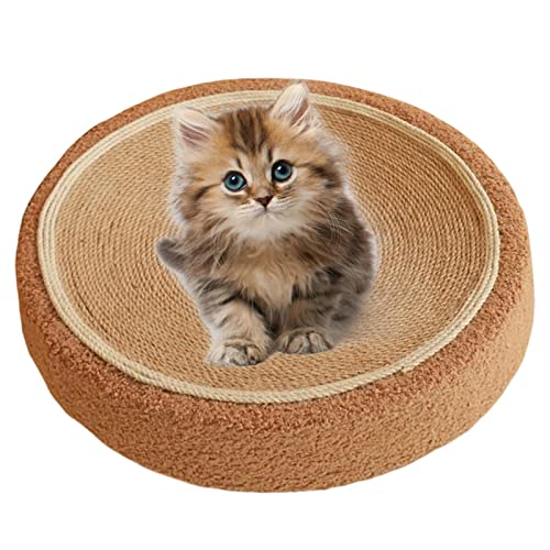 Kratzmatte für Katzen, rund, Sisal-Kratzbrett für Indoor-Katzen, Haustier-Kratzspielzeug, Möbel-Couch-Schutz zum Schutz von Couch, Sofa, Stuhl Modgal von MODGAL