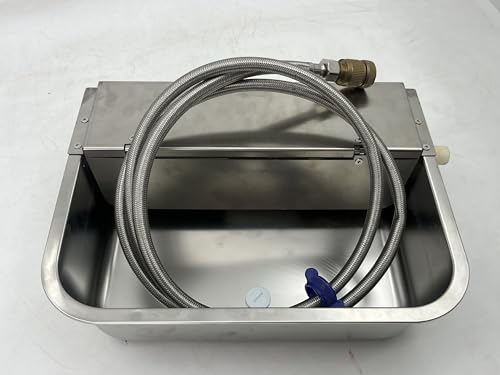 Automatischer Wasserspender für Hunde, 2,2 Liter, automatische Befüllung, Haustier-Wassernapf, hängender Innen- und Außenbereich, große Bewässerung für Nutztiere, Hühner von MODUODUO
