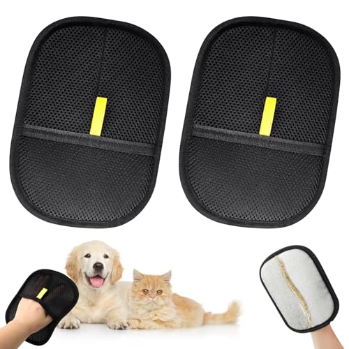 MOERDIFFER 2 Stück Tierhaarentferner Handschuh, Hair Remover Glove, Fellmagnet Handschuhe, Double Sided Grooming Glove, Katzen Handschuhe Fellpflege, Fell Magnet Handschuh MOERDIFFER 2 Stück Tierhaarentferner Handschuh, Hair Remover Glove, Fellmagnet Handschuhe, Double Sided Grooming Glove, Katzen Handschuhe Fellpflege, Fell Magnet Handschuh von MOERDIFFER