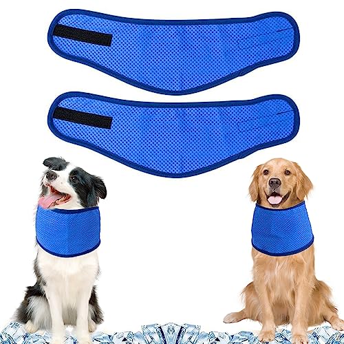 Kühlendes Hundehalstuch, für Haustiere, Hunde, Sommer, sofortige Kühlung, atmungsaktiv, kühlender Schal, heißes Wetter, kühlendes Halsband, Eishalsband für Hunde, Katzen, Haustiere (L, 2 Stück) Kühlendes Hundehalstuch, für Haustiere, Hunde, Sommer, sofortige Kühlung, atmungsaktiv, kühlender Schal, heißes Wetter, kühlendes Halsband, Eishalsband für Hunde, Katzen, Haustiere (L, 2 Stück) von MOFIC