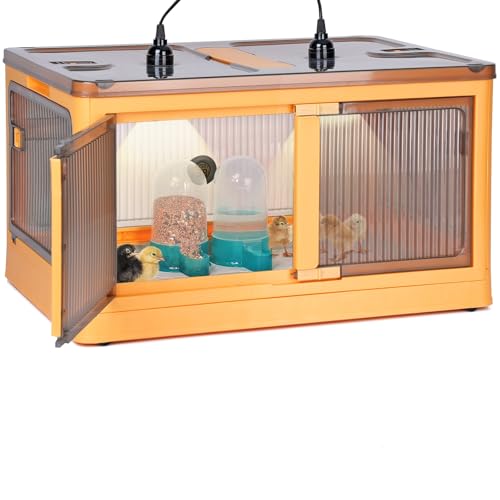 MOGOULUA Hühnerbrutbox 115L Groß Faltbar Küken Brutbox für bis zu 25 Küken Geflügel Zuchtbox für Küken Entenküken Wachtelhamster Meerschweinchen Kätzchen Welpen MOGOULUA Hühnerbrutbox 115L Groß Faltbar Küken Brutbox für bis zu 25 Küken Geflügel Zuchtbox für Küken Entenküken Wachtelhamster Meerschweinchen Kätzchen Welpen von MOGOULUA