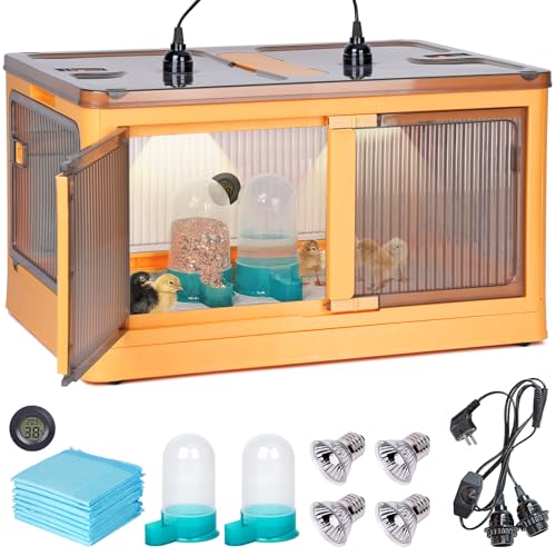 MOGOULUA Inkubator für Küken 85L Brutkasten Faltbare Brutbox für Geflügel von MOGOULUA