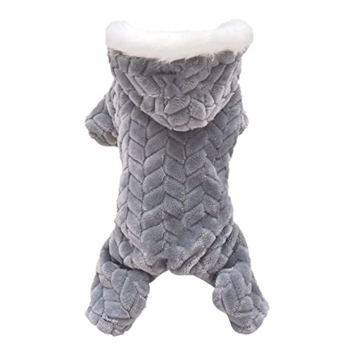 MOGSA Hunde-Winter-Hundekleidung für kleine Hunde, Jacke, dick, warm, für Welpen, Haustiere, Jumpsuit mit Kapuze MOGSA Hunde-Winter-Hundekleidung für kleine Hunde, Jacke, dick, warm, für Welpen, Haustiere, Jumpsuit mit Kapuze von MOGSA