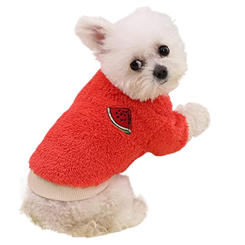 MOGSA Warme Hundekleidung für Hunde, Obst, Kleidung für Katzen, weicher Pullover für Welpen, Pullover für Hunde MOGSA Warme Hundekleidung für Hunde, Obst, Kleidung für Katzen, weicher Pullover für Welpen, Pullover für Hunde von MOGSA
