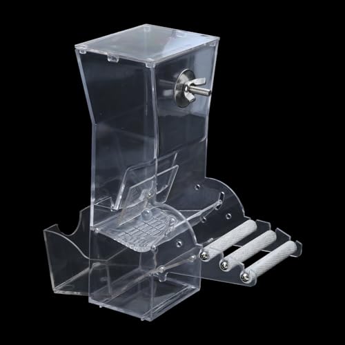 MOIDHSAG Vogelfutter Spender Feeder Barsch Vogelfutterbehälter Käfig Zubehör MOIDHSAG Vogelfutter Spender Feeder Barsch Vogelfutterbehälter Käfig Zubehör von MOIDHSAG