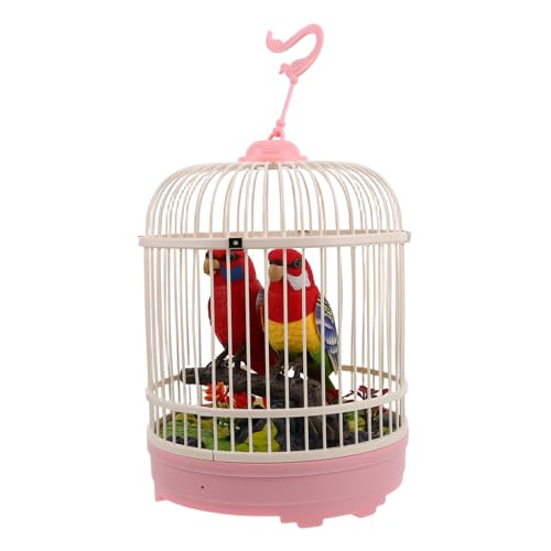 MOLUCKFU 2a Interaktives Vogelspielzeug Im Käfig Mit Realistischem Gesang Für Mädchen Geräuschaktivierte Simulation Mit Zwei Vögeln Für Kreative Und Heimdekoration MOLUCKFU 2a Interaktives Vogelspielzeug Im Käfig Mit Realistischem Gesang Für Mädchen Geräuschaktivierte Simulation Mit Zwei Vögeln Für Kreative Und Heimdekoration von MOLUCKFU