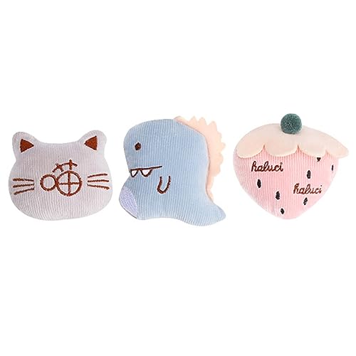 MOLUCKFU 3stücke Cartoon Plüsch Spielzeug Widerstandsfähige Kauspielzeuge Für Katzen Farbige Chew Dolls Und MOLUCKFU 3stücke Cartoon Plüsch Spielzeug Widerstandsfähige Kauspielzeuge Für Katzen Farbige Chew Dolls Und von MOLUCKFU
