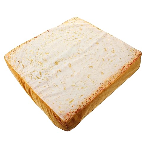 MOLUCKFU Dekoratives Toast Kissen für Katzen Waschbare Bequeme Schlafmatte im Brot Design für Haustiere im Innenbereich MOLUCKFU Dekoratives Toast Kissen für Katzen Waschbare Bequeme Schlafmatte im Brot Design für Haustiere im Innenbereich von MOLUCKFU