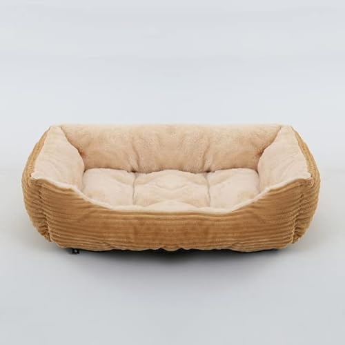 MOLUO Bett für Hund, Katze, Haustier, quadratisch, Plüsch, Hundehütte, mittelgroß, klein, Hundesofa, Bettkissen, Haustier, beruhigend, Hundebett, Haus, Heimtierbedarf, Zubehör MOLUO Bett für Hund, Katze, Haustier, quadratisch, Plüsch, Hundehütte, mittelgroß, klein, Hundesofa, Bettkissen, Haustier, beruhigend, Hundebett, Haus, Heimtierbedarf, Zubehör von MOLUO